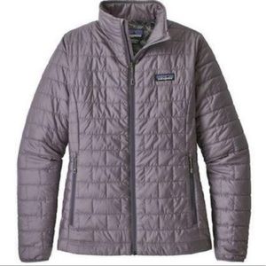 Patagonia purple nanopuff jacket for women, size small